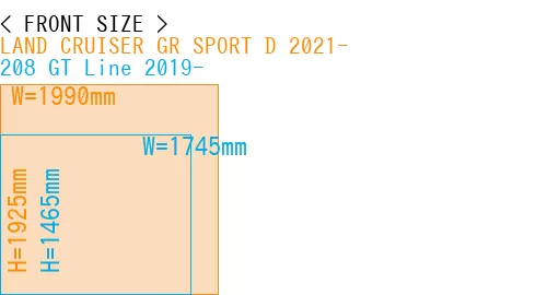 #LAND CRUISER GR SPORT D 2021- + 208 GT Line 2019-